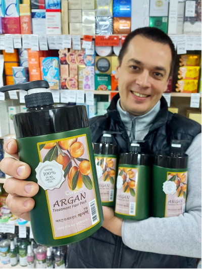       (Confume Argan Treatment Hair Pack) Welcos | 1000  | 